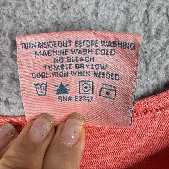 VTG Zip Code Maxi Dress Womens Sz Large Orange Sleeveless Embroidered Beach USA - Picture 5 of 10